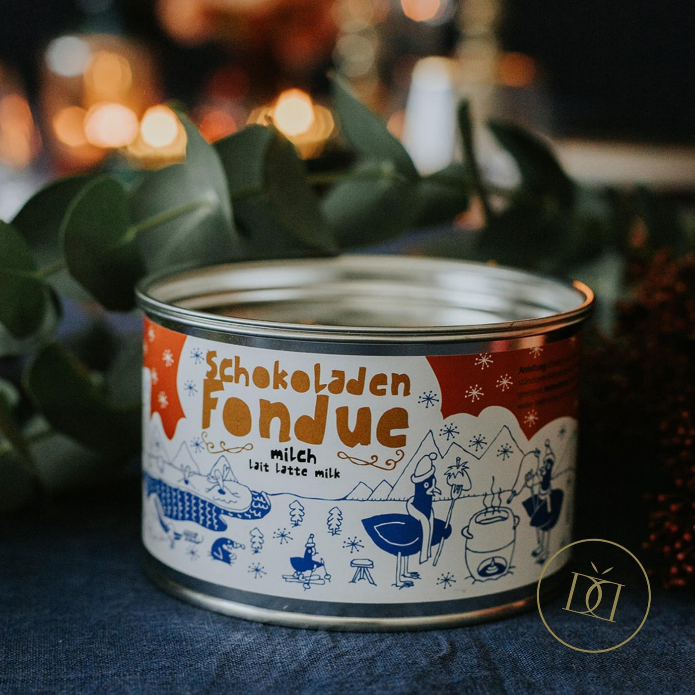 Coffret Goûter au chalet - LES LOGES DU CHIC - Coffrets cadeaux pour entreprise et privé - panier garni Suisse - sur mesure et personnalisés